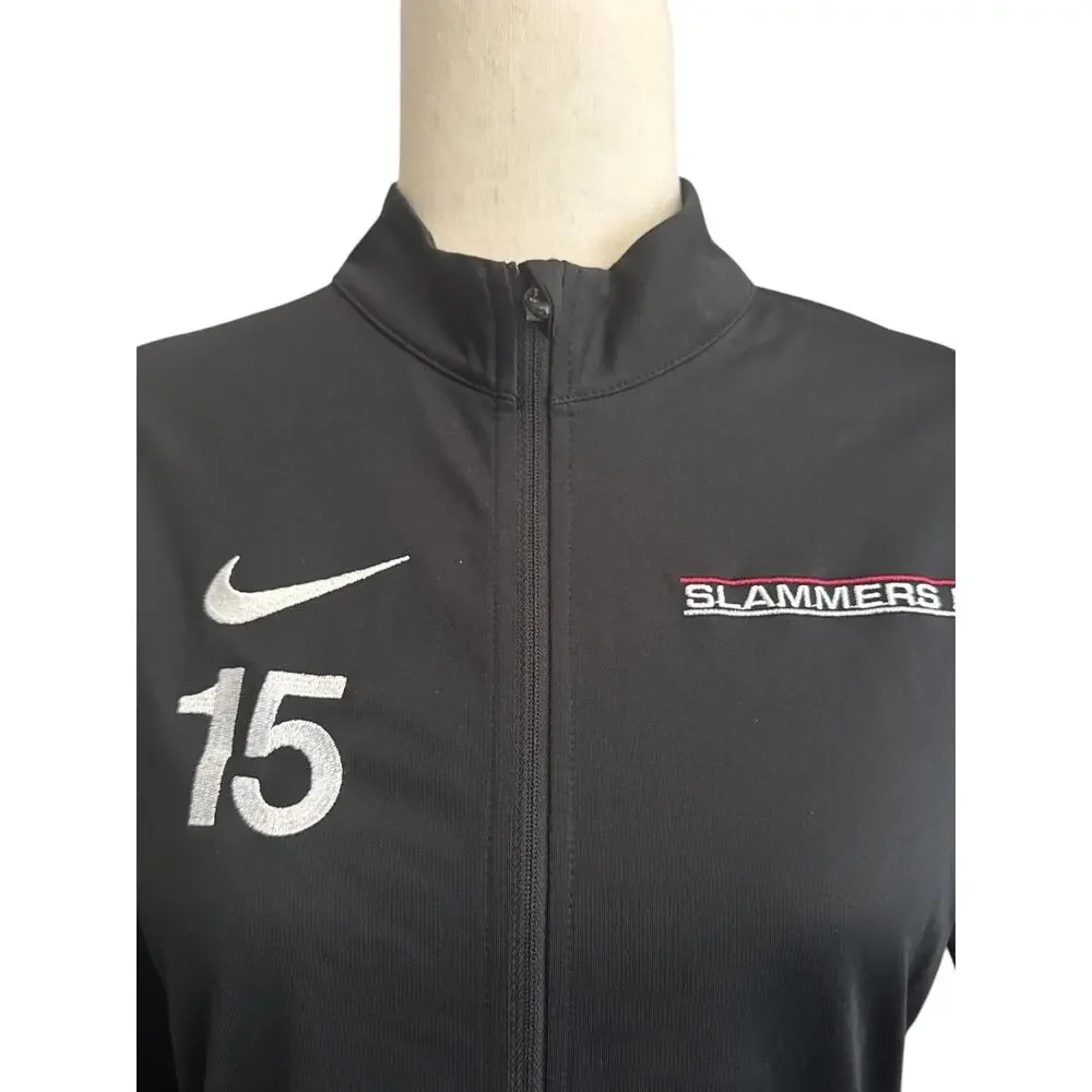 Nike Slammers FC Futbol Soccer Black Sports Jacket M